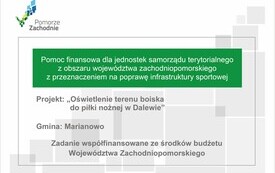 Tablica 600 x 400 mm - dofinansowanie