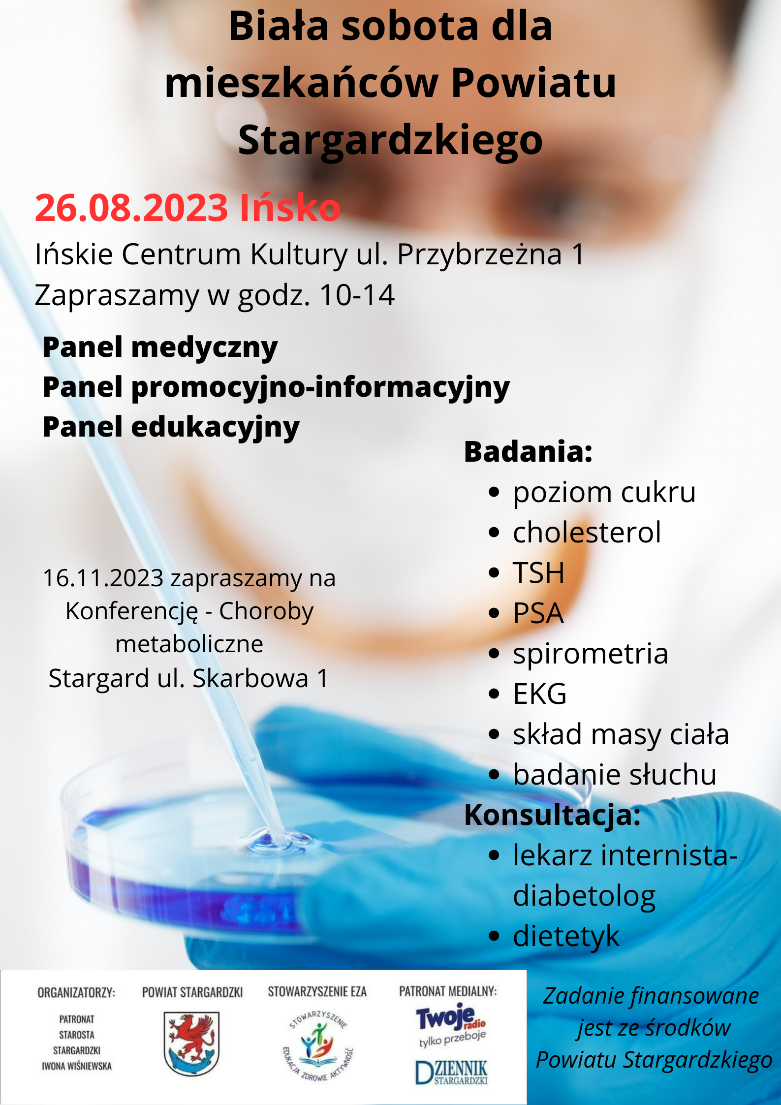 Biała sobota dla mieszkańców Powiatu Stargardzkiego