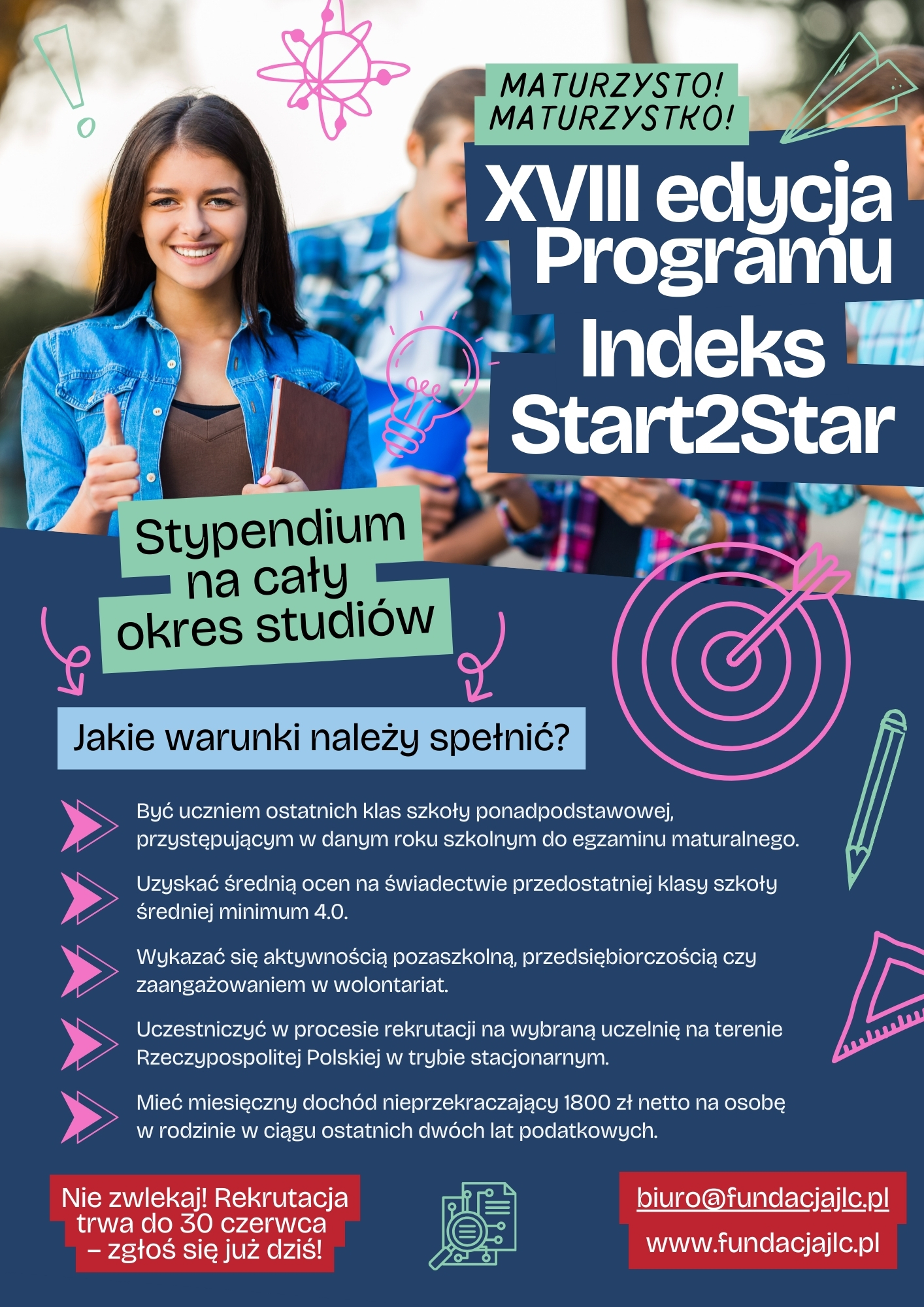 Ruszyła rekrutacja do Indeks Start2Star – szansa dla maturzystów!