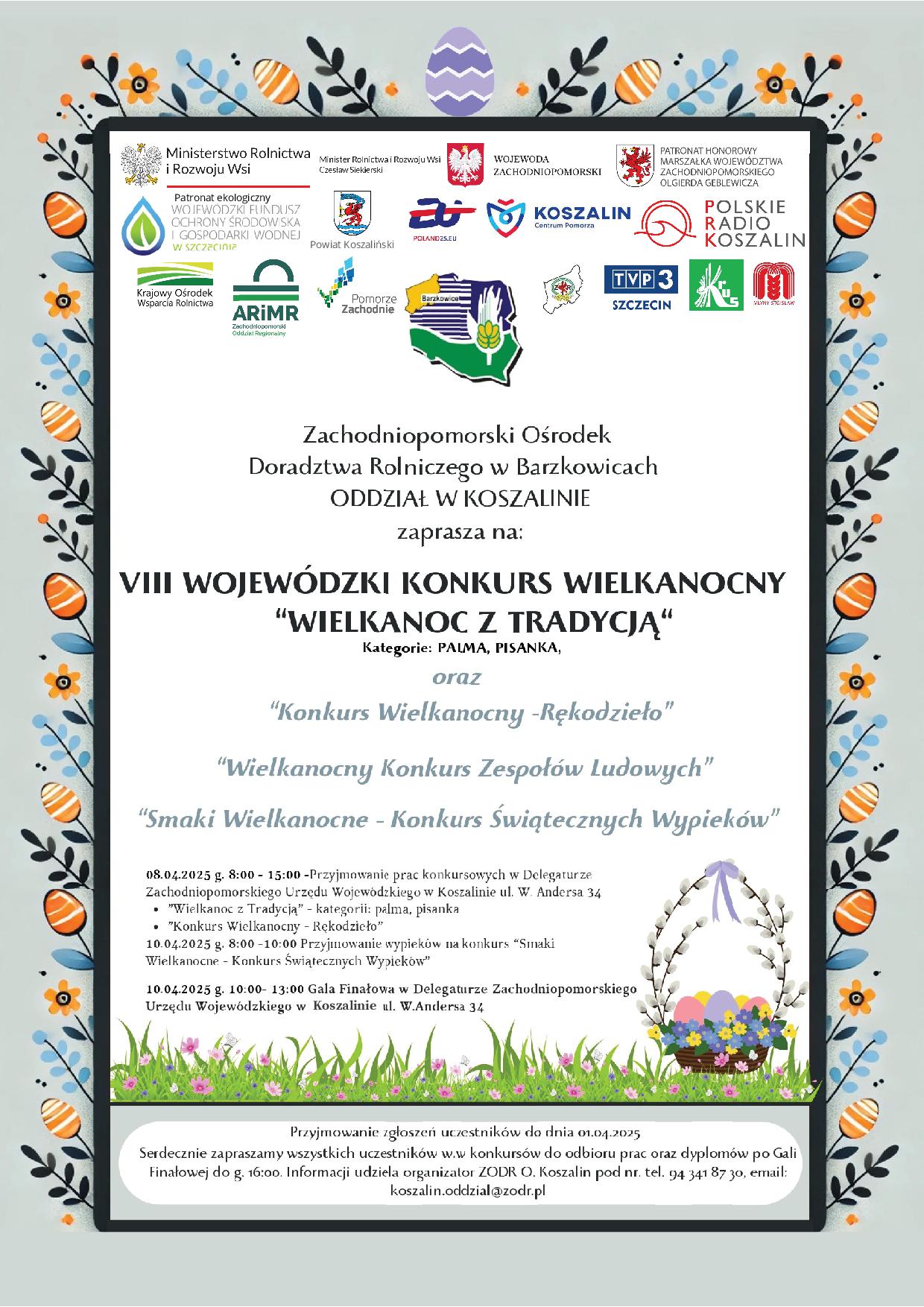 VIII Wojewódzki Konkurs Wielkanocny „Wielkanoc z Tradycją”