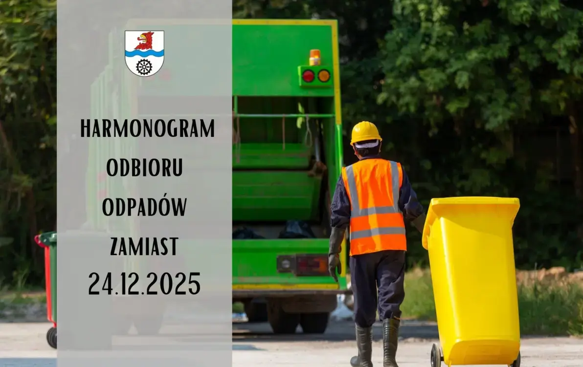 Zmiana harmonogramu odbioru odpadów 