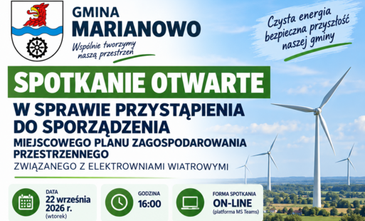 Spotkanie otwarte w sprawie przystąpienia do sporządzenia miejscowego planu zagospodarowania przestrzennego
